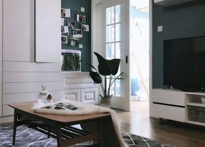 66㎡輕奢復古小2室，小而別致，收納滿分